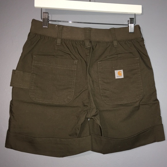 🔨 CARHARTT “Smithville” Women’s Original Fit Shorts in Tarmac, 2 — NWT - Picture 2 of 10